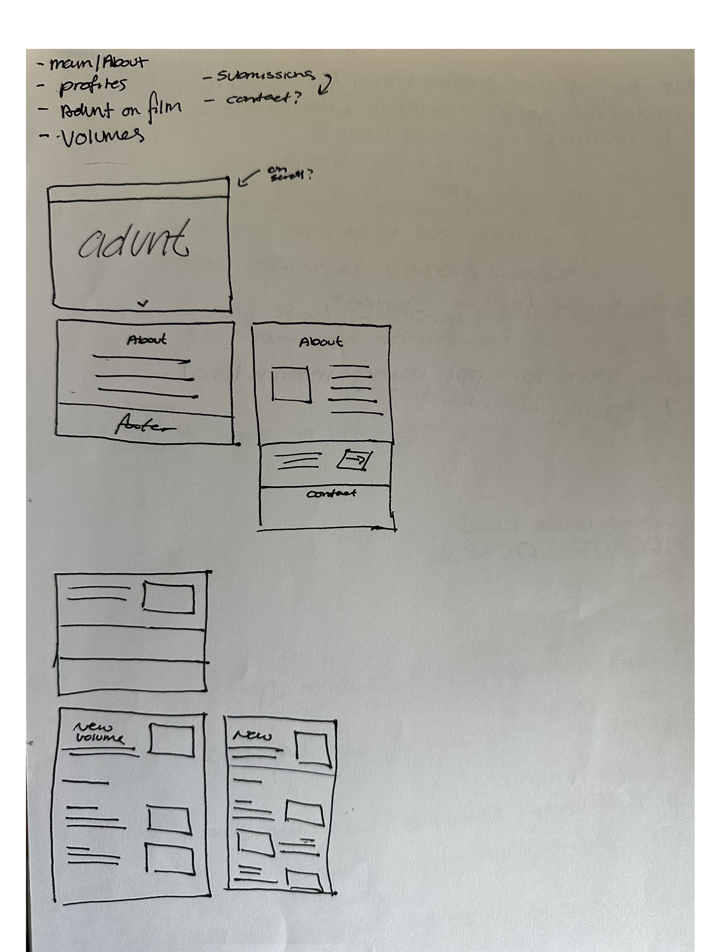 advnt wireframes